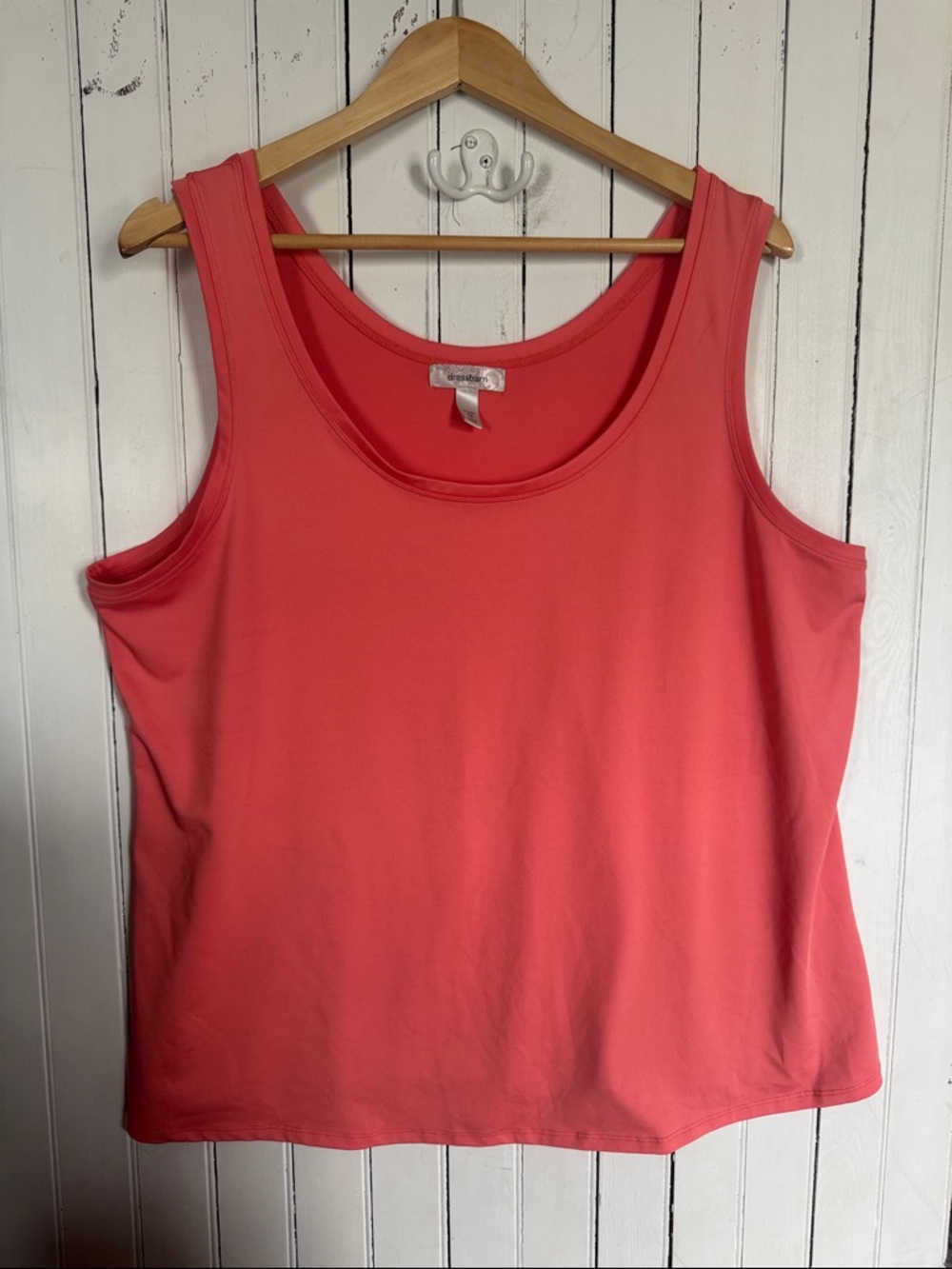 Dress Barn Tank Top Coral Size 3X